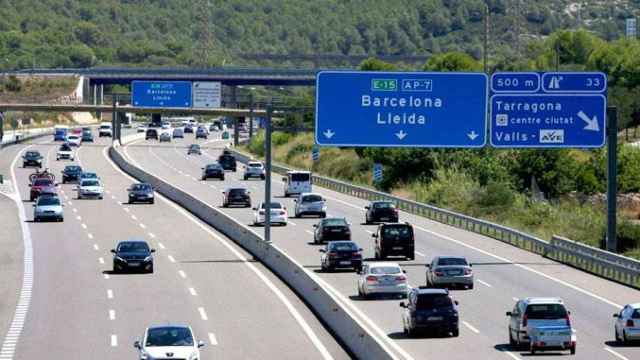 Imagen de la autopista AP-7 a su paso por Tarragona, Cataluña / EFE