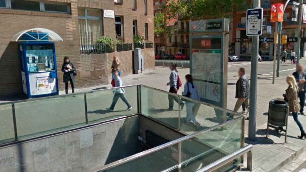 Estación de metro de Fabra i Puig en l'Hospitalet (Barcelona) / CG