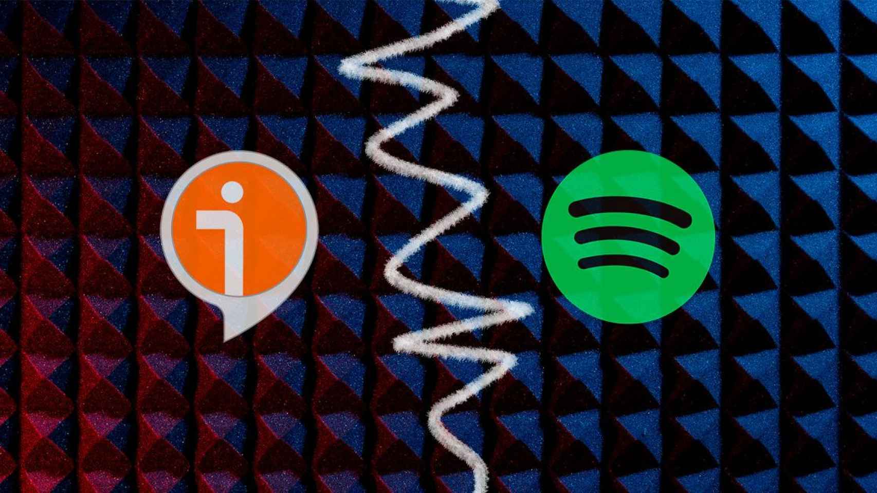 Diseño con los logos de IVoox y Spotify / MONTAJE CG