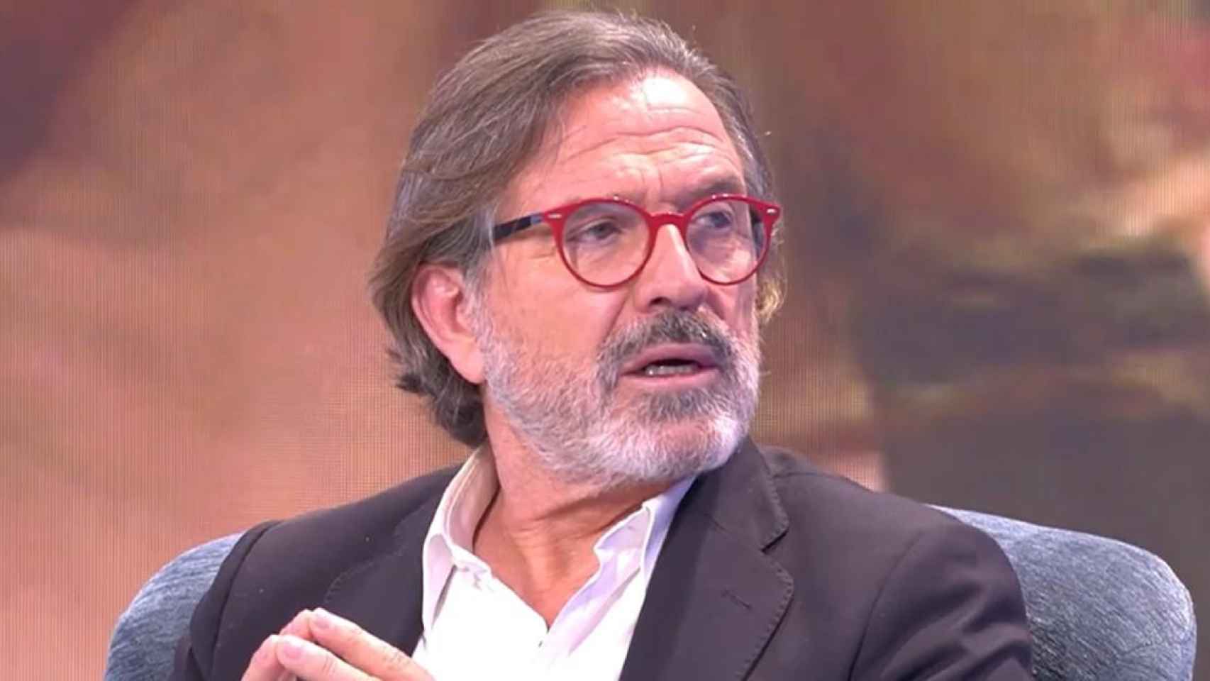 Pepe Navarro, durante su entrevista en el 'Deluxe' /TELECINCO