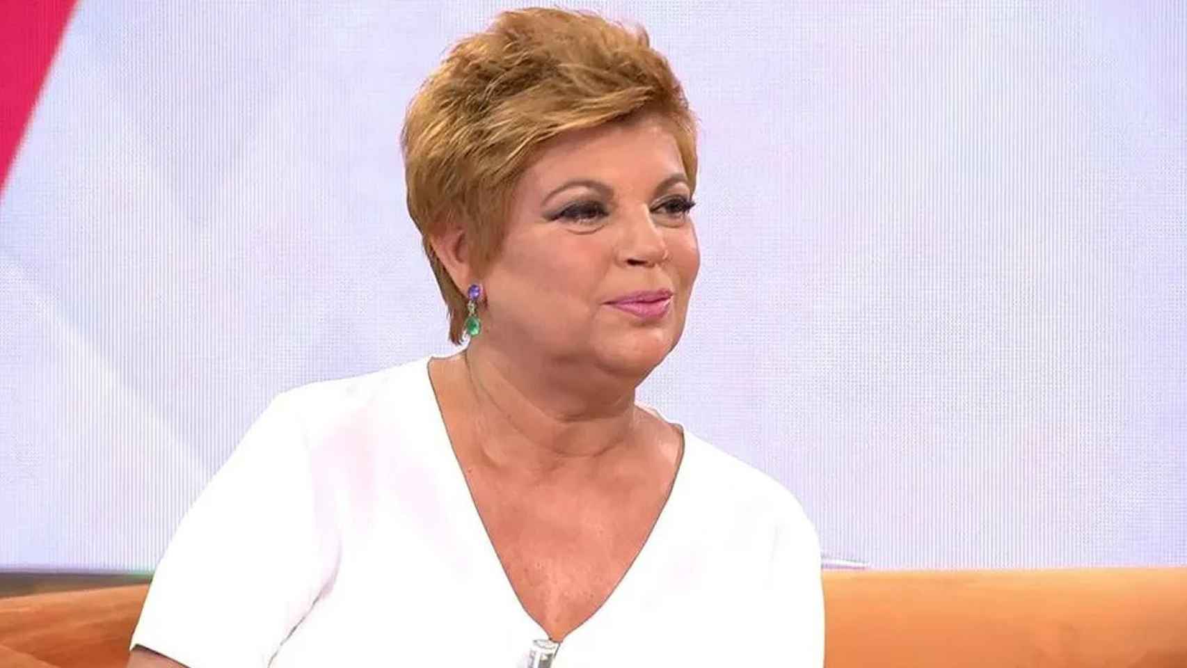 Terelu Campos en un plató / MEDIASET