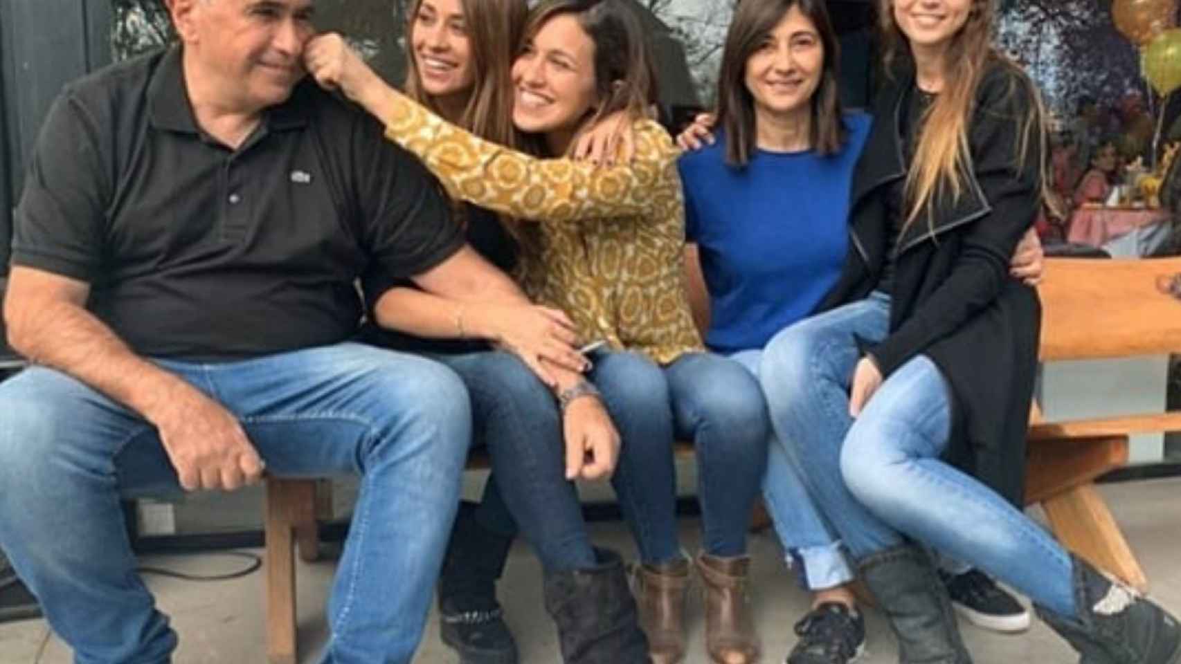 familia completa de Antonella Roccuzzo