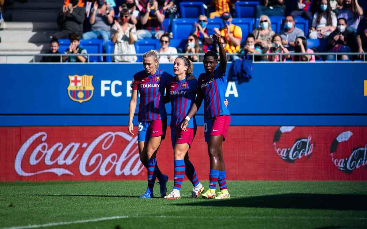 Gol de Oshoala en el Barça Femenino / FCB