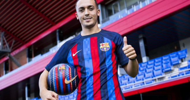 Luismi Cruz se presenta con el Barça Atlètic / FCB