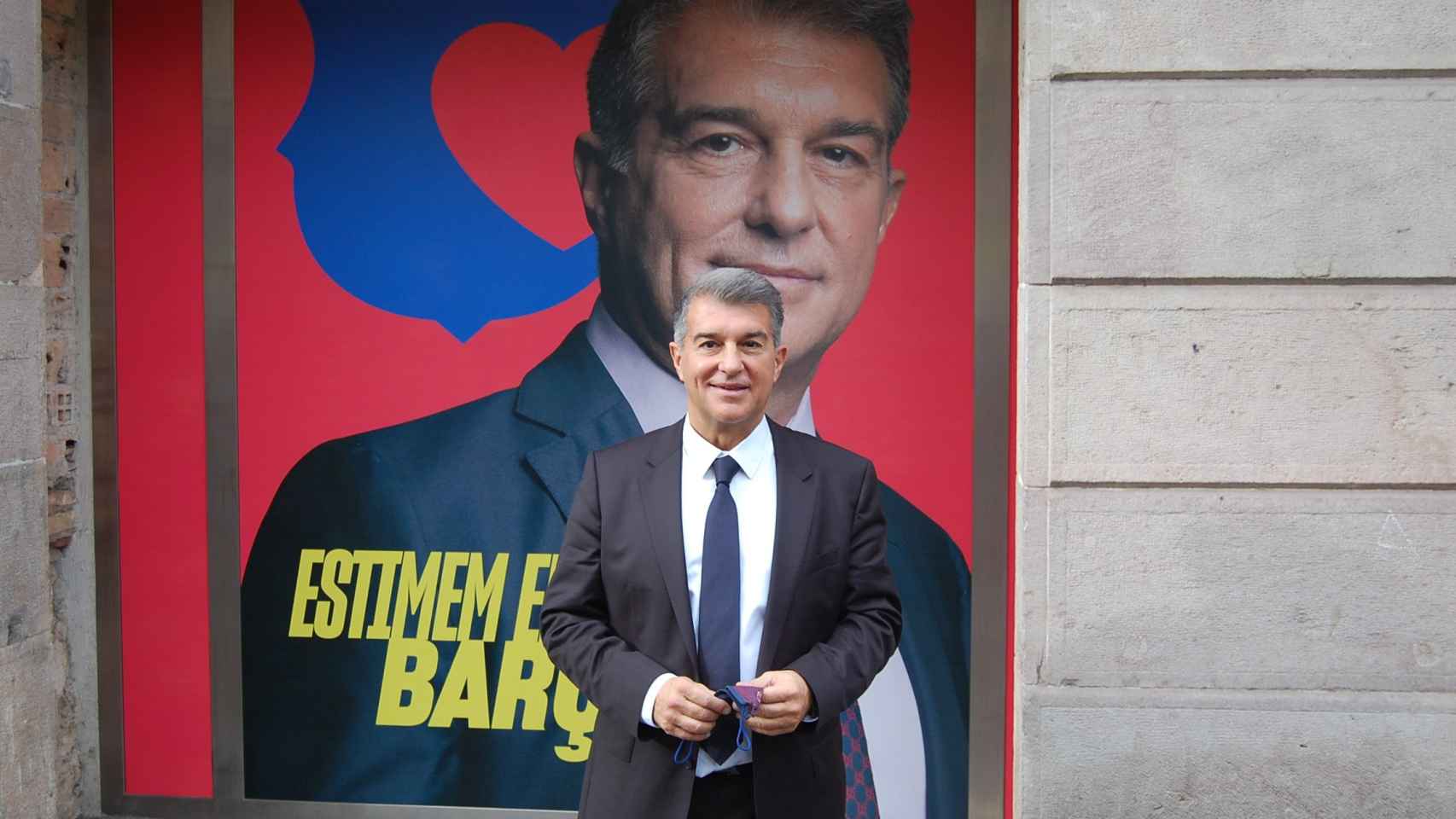 Joan Laporta, en la presentación de su sede electoral | CULEMANIA