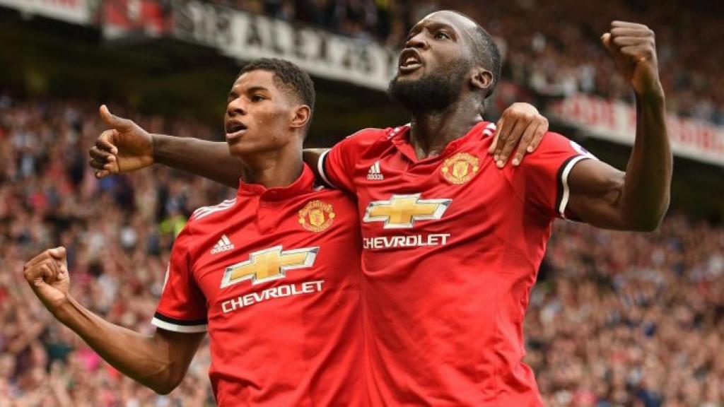 Rashford y Lukaku celebrando un gol con el Manchester United / EFE