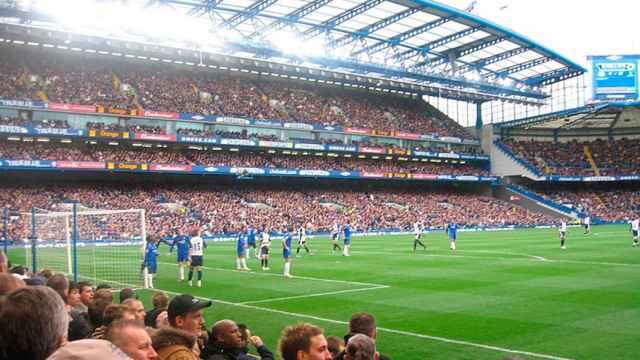Stamford Bridge, estadio de la Premier League, durante un partido del Chelsea / EFE