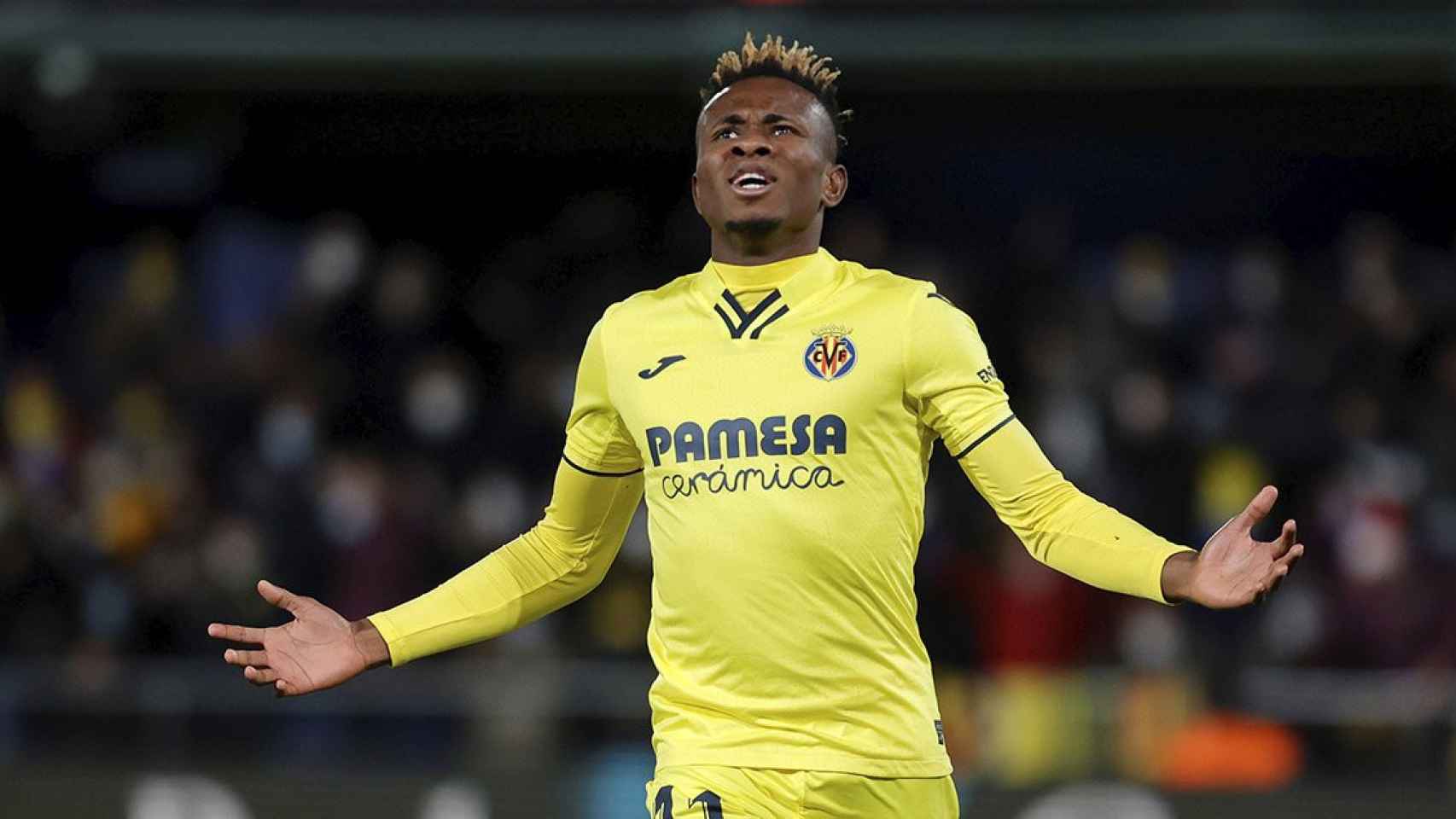 Samu Chukwueze, el goleador del Villarreal ante el Barça / EFE