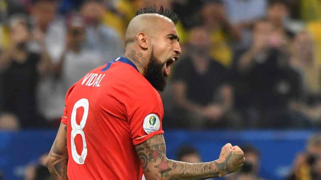 Arturo Vidal en un partido con Chile /REDES