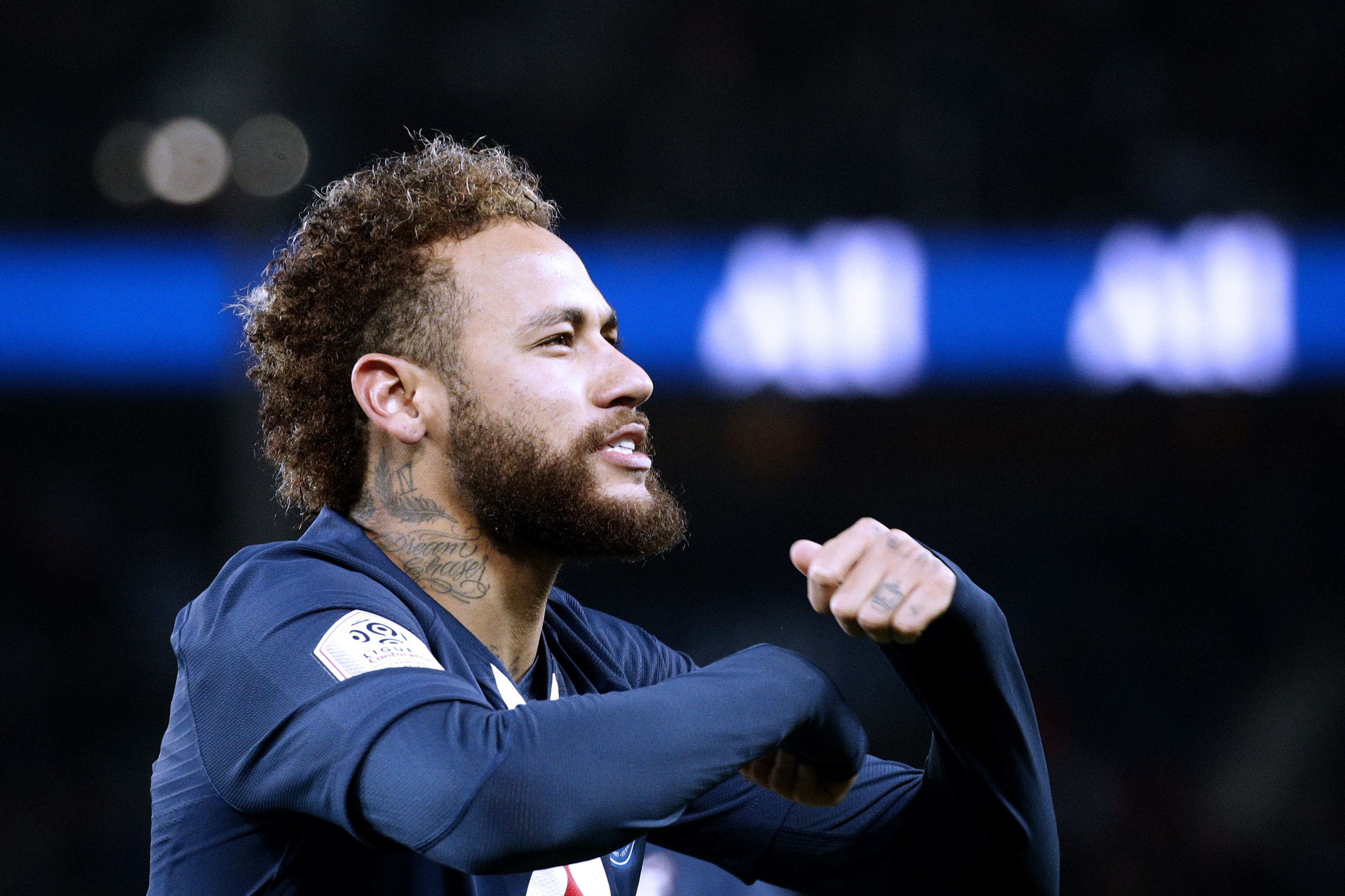 Neymar celebra un gol del PSG / EFE