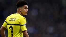 Jadon Sancho jugando un partido con el Borussia Dortmund / EFE