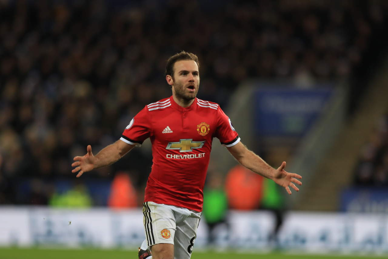 Juan Mata celebrando un gol con el United / EFE