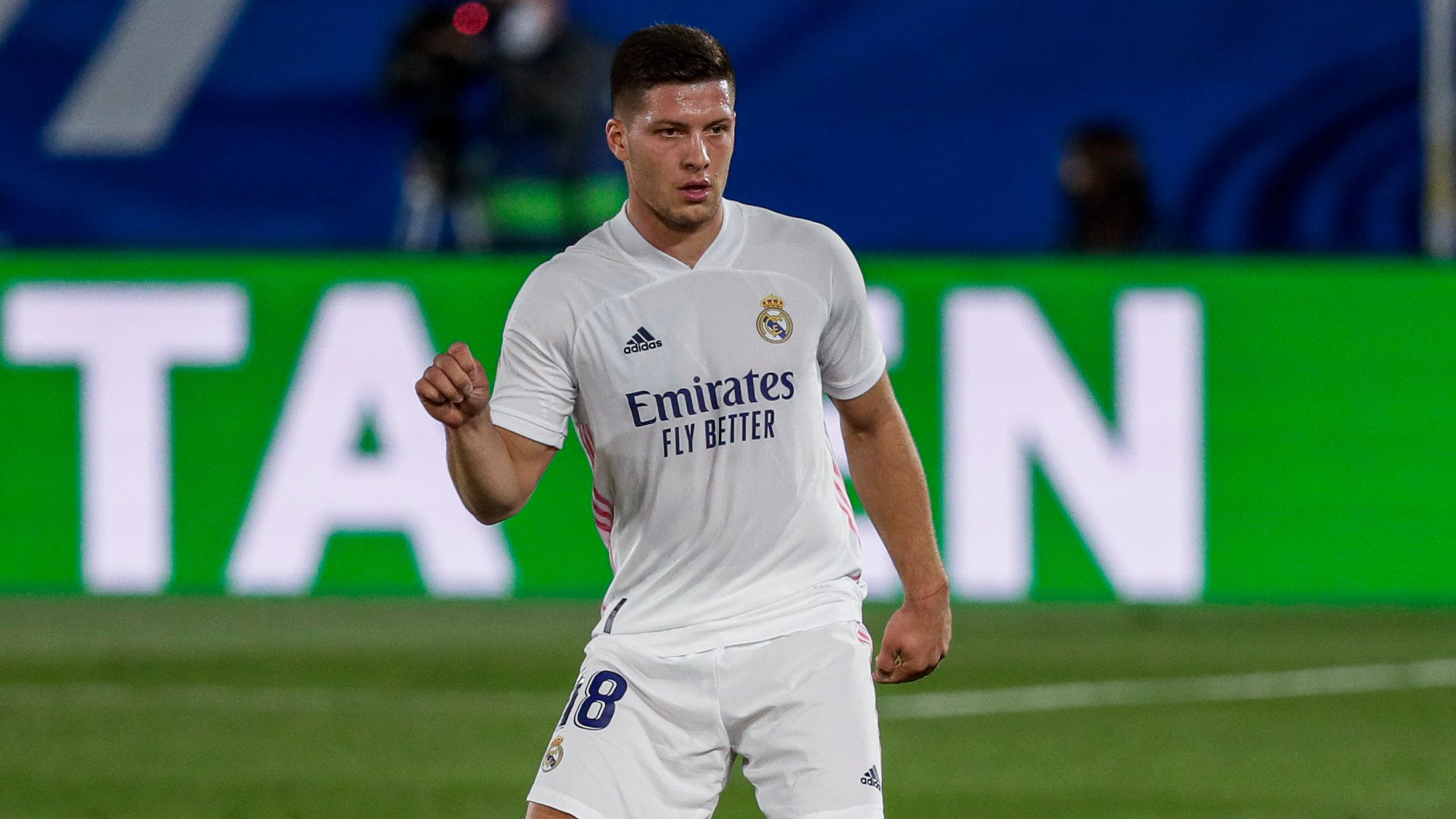 Luka Jovic en un partido con el Real Madrid / RM