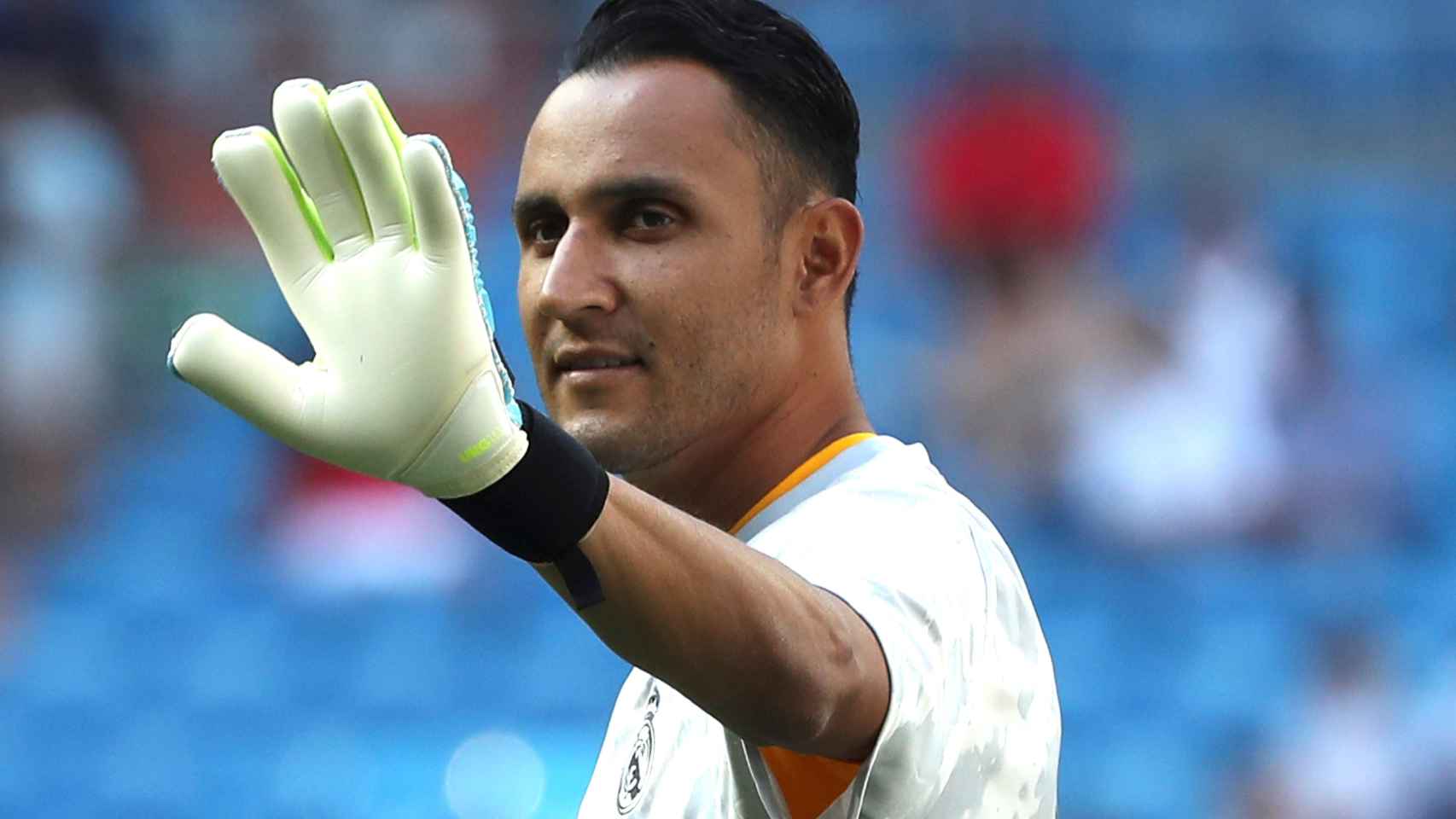 Una foto de Keylor Navas antes de un partido del Real Madrid / EFE