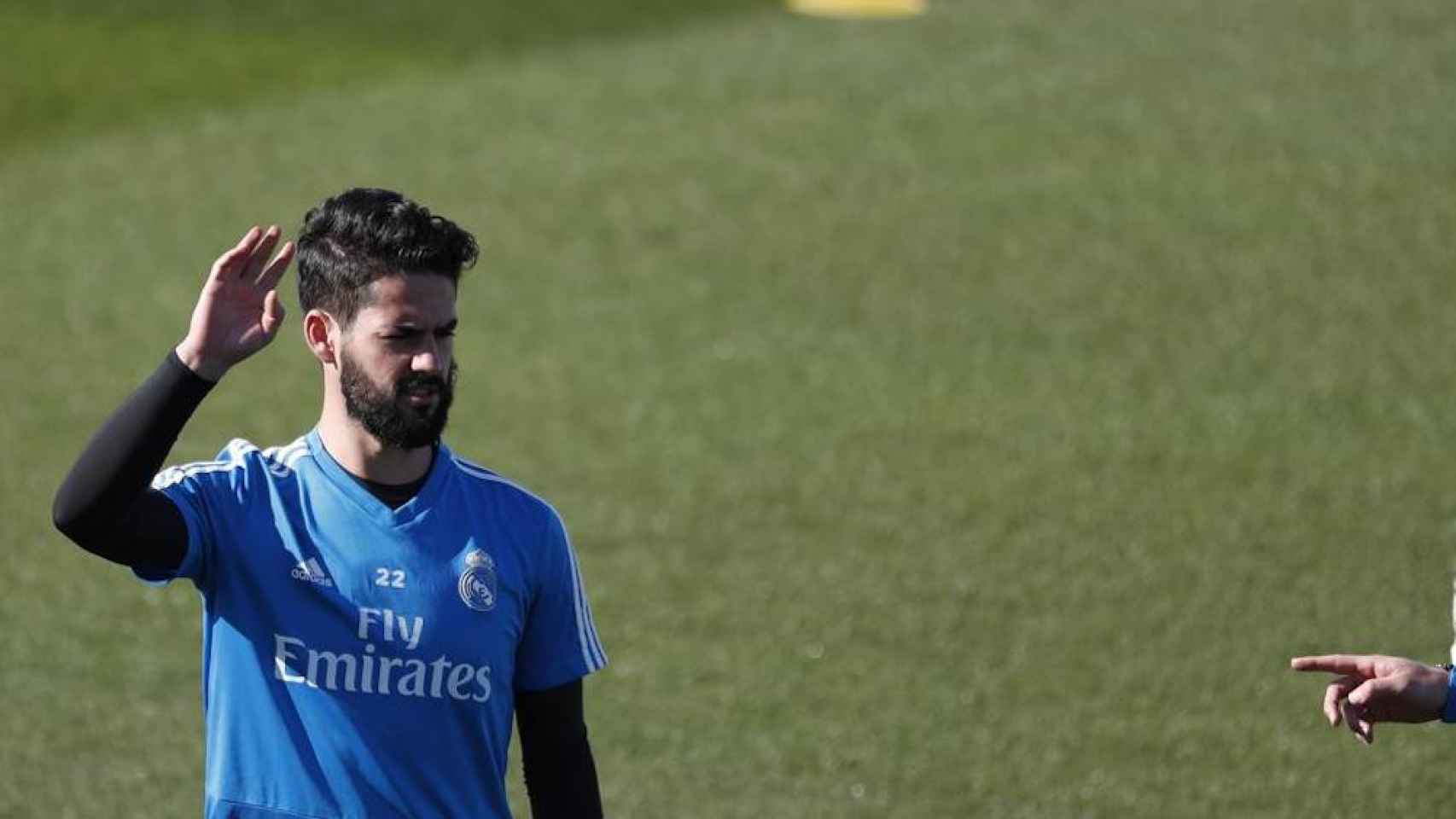 Una foto de Isco Alarcón durante un entrenamiento del Real Madrid / RM