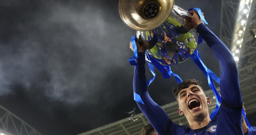 Havertz, celebrando la Champions conseguida con el Chelsea / EFE