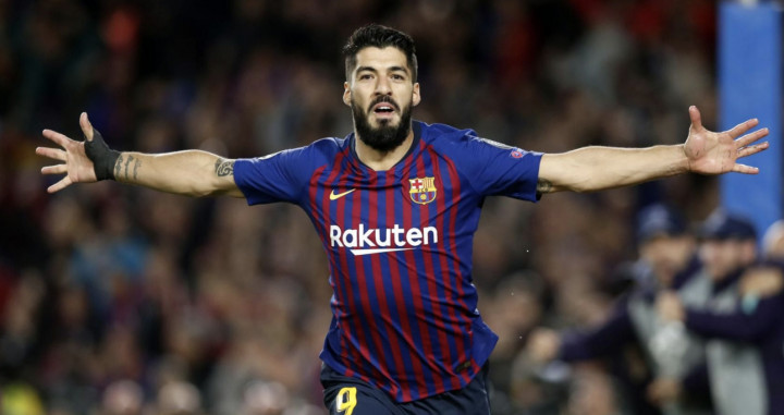 Una foto Luis Suárez celebrando un gol / FCB