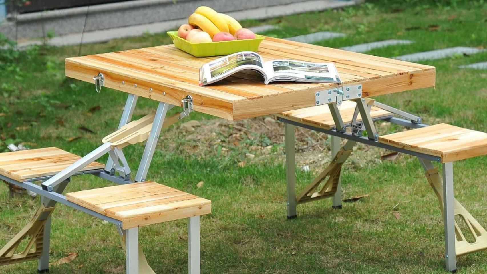 La mesa plegable perfecta para este verano por menos de 61€