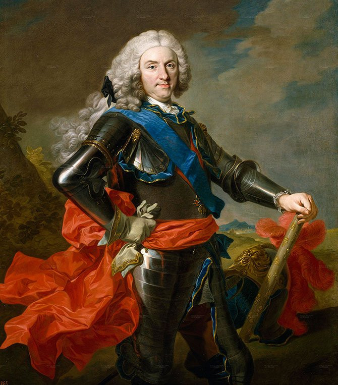 Felipe V, por Louis Michel van Loo