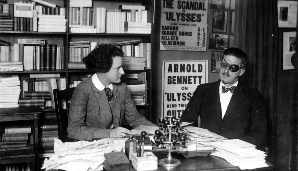 Sylvia Beach y James Joyce