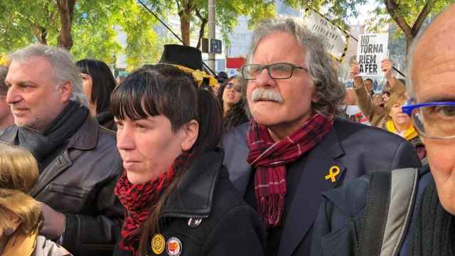 El exdiputado de ERC en el Congreso Joan Tardà, en una manifestación / EUROPA PRESS