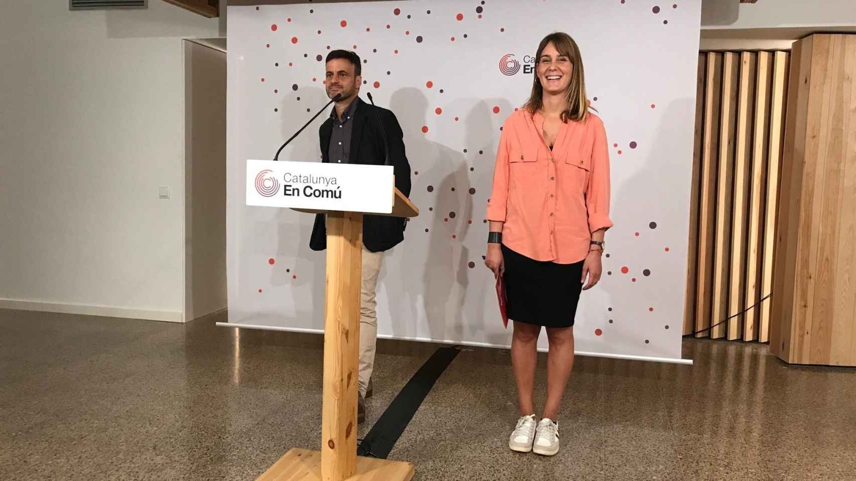 Jaume Asens y Jéssica Albiach, dirigentes de Catalunya En Comú en el Congreso y el Parlament, respectivamente / EUROPAPRESS