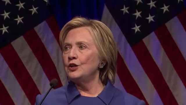 Hillary Clinton durante su discurso en la gala benéfica de 'Children's Defense Fund' / CG