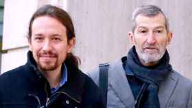 Pablo Iglesias y José Julio Rodríguez, exjefe del Estado Mayor de la Defensa, en una imagen de archivo.