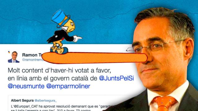 Ramon Tremosa asegura en Twitter haber apoyado la resolución.