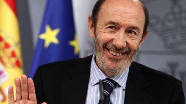 El secretario general del PSOE, Alfredo Pérez Rubalcaba