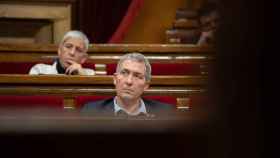 El 'conseller' de Educación, Josep Gonzàlez-Cambray, durante una sesión plenaria en el Parlament / David Zorrakino - EUROPA PRESS