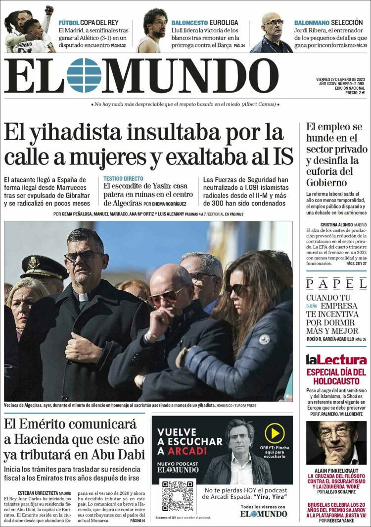 El Mundo 27 de enero de 2023