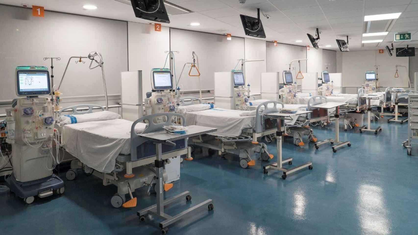 Imagen de la nueva Unidad de Diálisis del Hospital de Bellvitge / HOSPITAL DE BELLVITGE