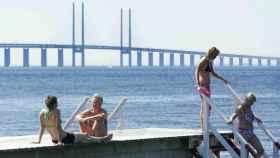 Un grupo de mujeres suecas bañándose en el municipio de Malmö, en Suecia