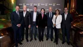 Jordi Romañach (vocal de Dircom), Jordi Garcia Tabernero (Presidente de honor), Pep Plaza, Mª Lluïsa Martínez Gistau (Presidenta), Fede Segarra Gurria (Vicepresidente), Carme Miró (vocal) y Marc Gómez (secretario y tesorero) / DANIAZNAR