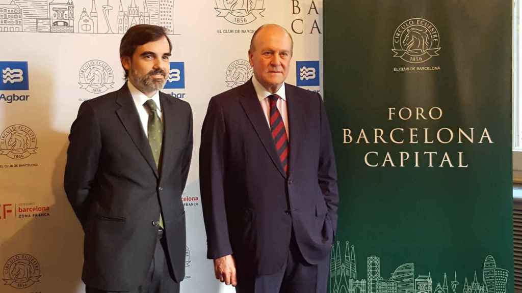 Antonio Delgado y Enrique Lacalle, en el Círculo Ecuestre / EP