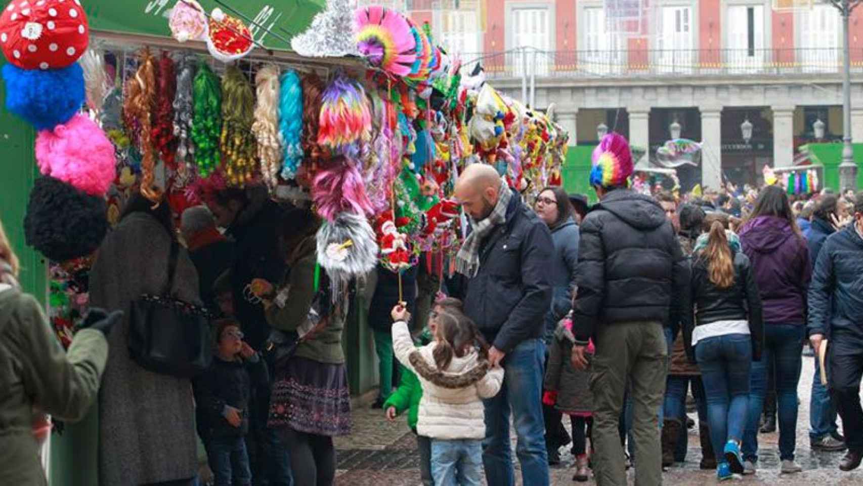 Un mercadillo madrileño del pasado diciembre.