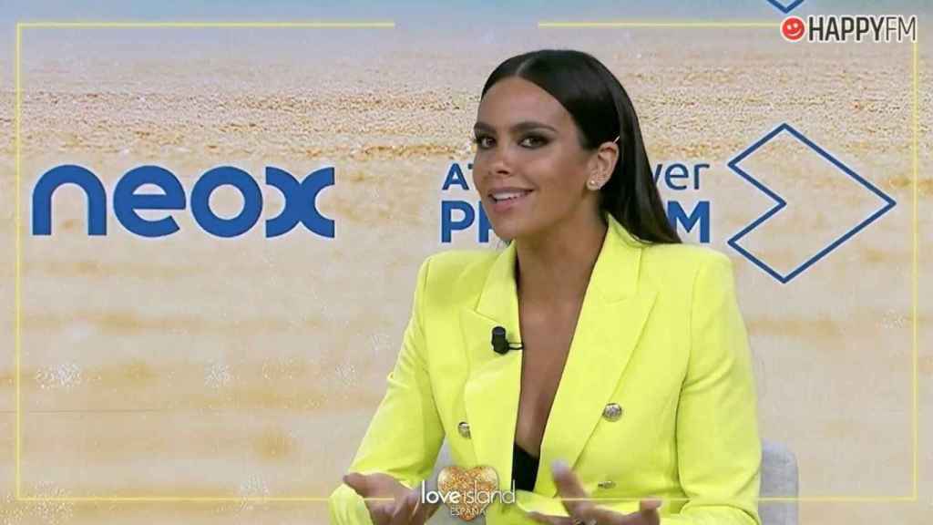 Cristina Pedroche en la rueda de prensa de 'Love Island'