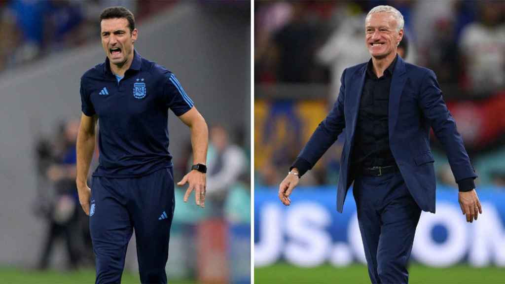 Lionel Scaloni vs Didier Deschamps, la final también se juega en los banquillos / REDES