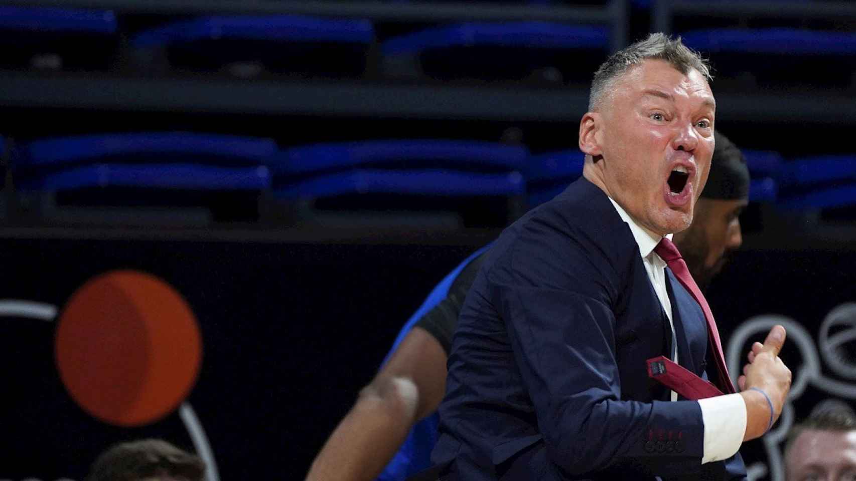 Sarunas Jasikevicius en la semifinal de Supercopa ante el Valencia / EFE