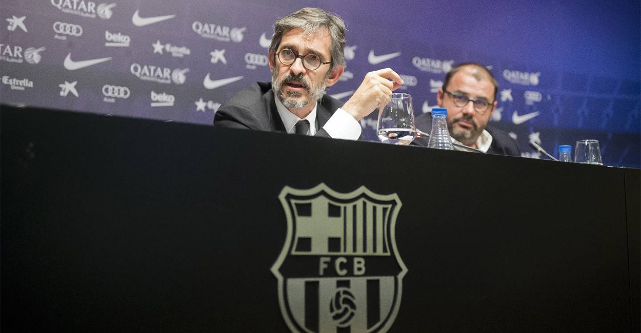 Cristóbal Martell, junto a Gómez Ponti, lideró la defensa del Barça en el caso Neymar / FCB