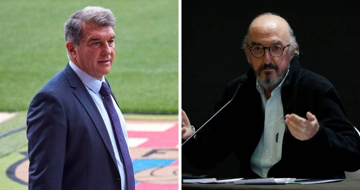 Joan Laporta y Jaume Roures en un fotomontaje / Culemanía