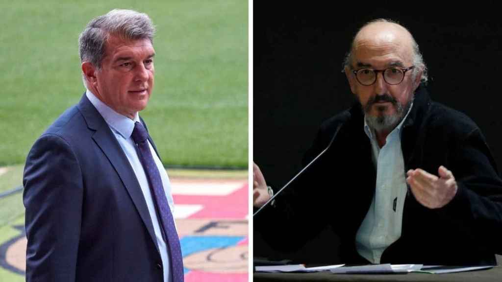 Joan Laporta y Jaume Roures en un fotomontaje / Culemanía