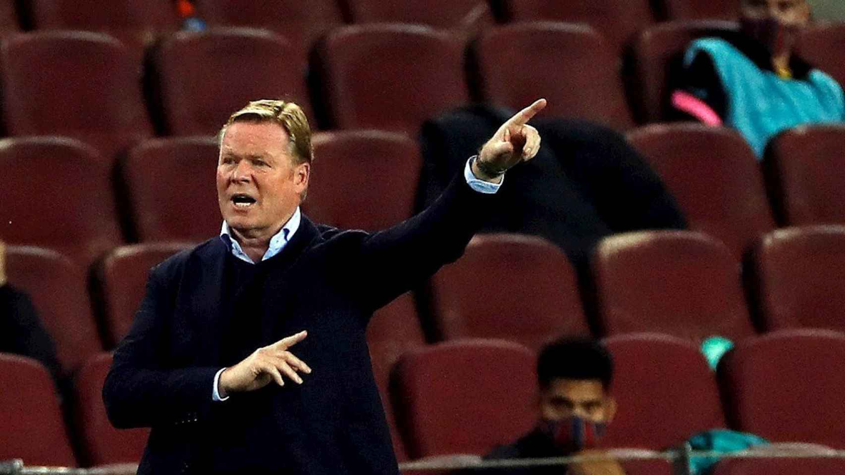 Ronald Koeman contra el Ferencvaros / EFE