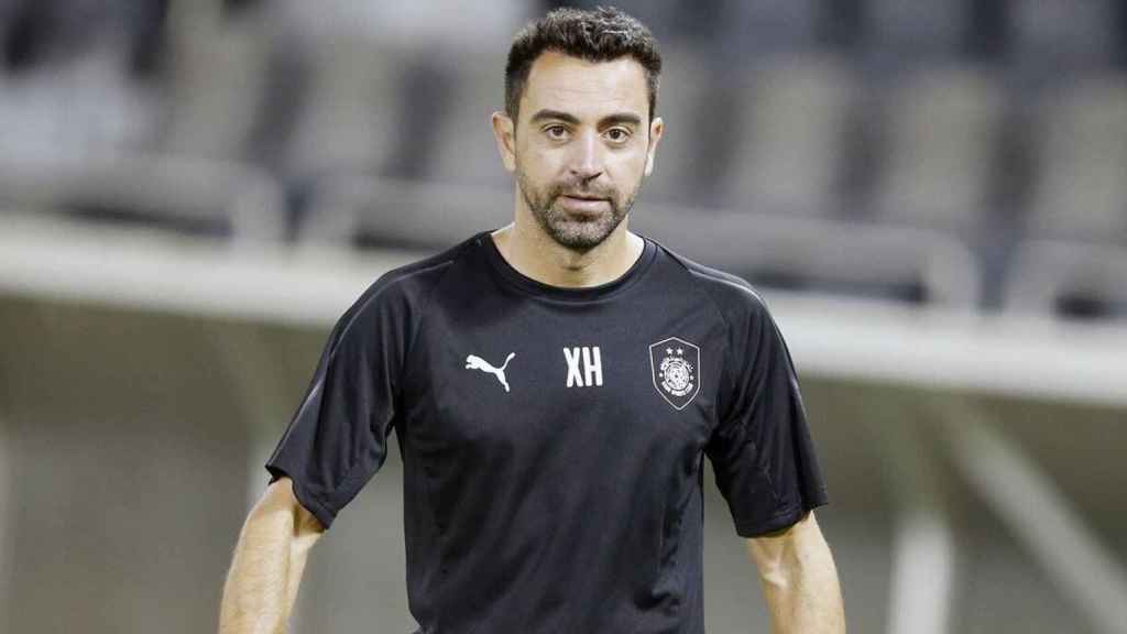 Xavi Hernàndez en un partido con el Al Sadd / EFE