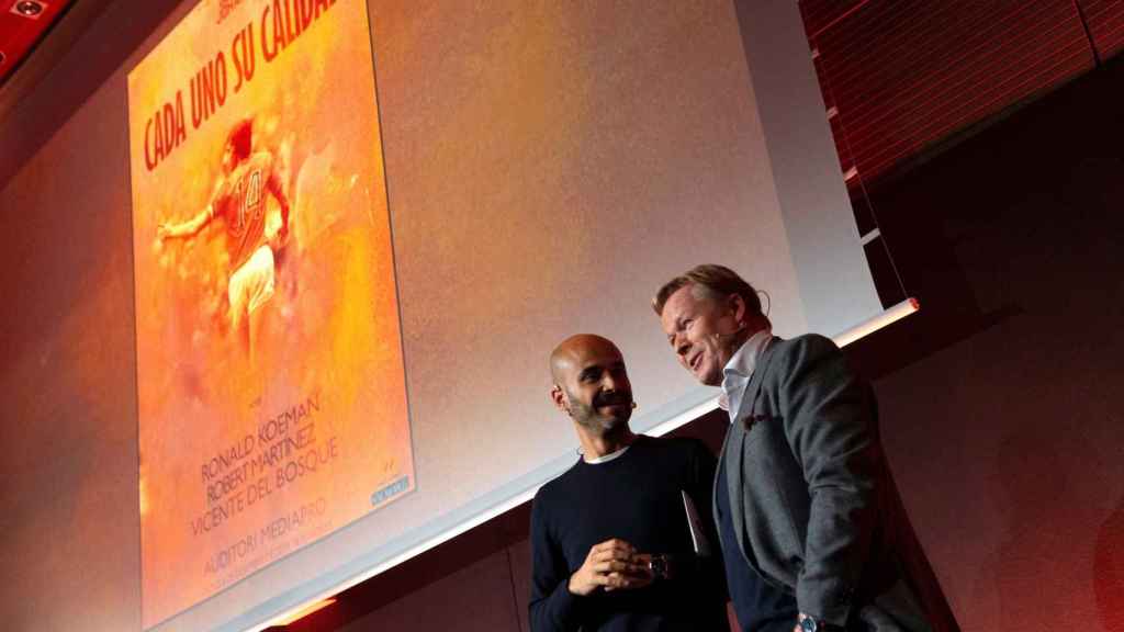 Koeman, en el acto de homenaje a Cruyff | EFE