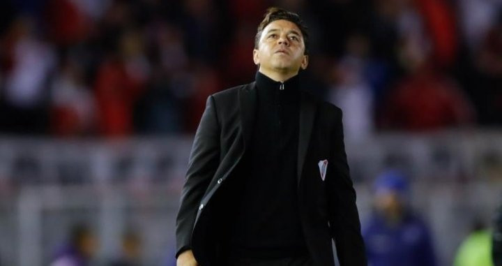 Marcelo Gallardo en un partido con River Plate/EFE