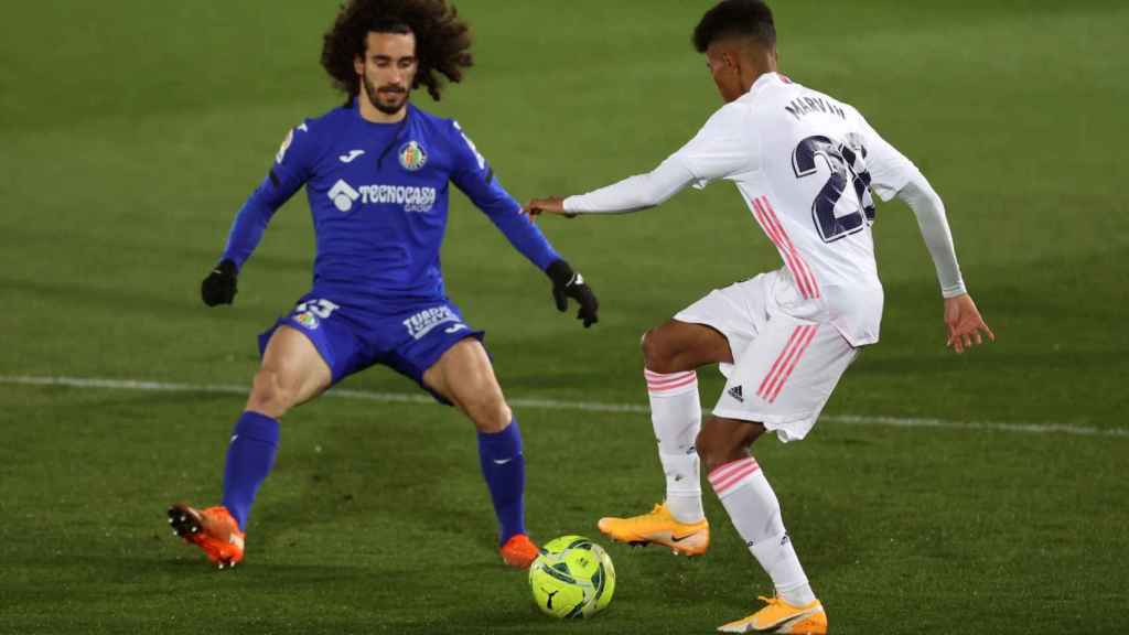 Marvin contra Cucurella en el Real Madrid-Getafe