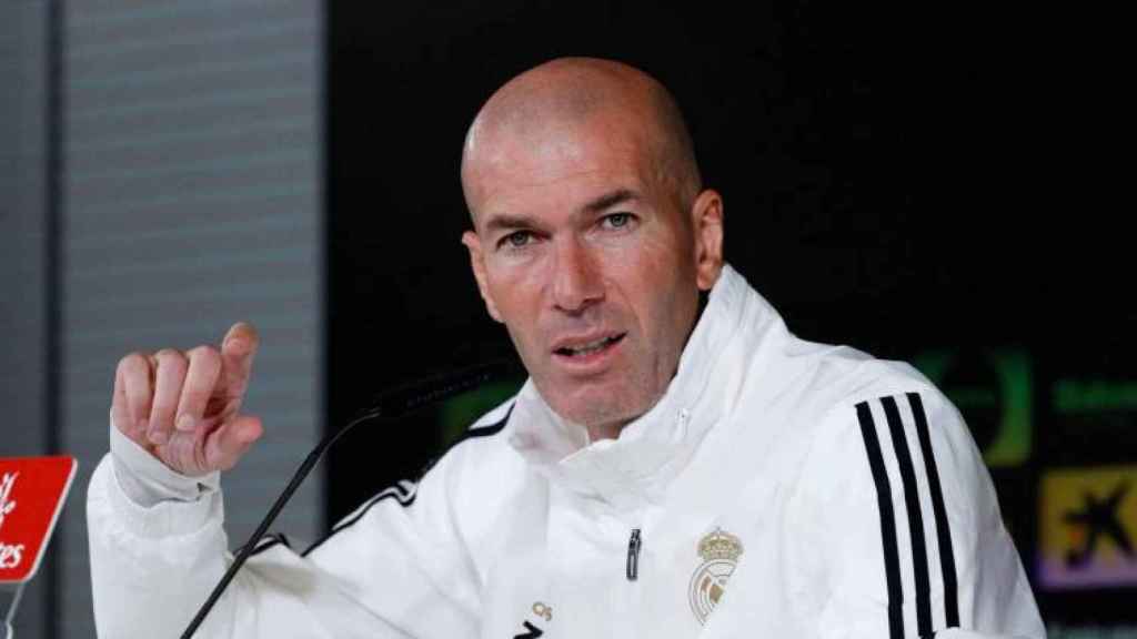 Zidane en rueda de prensa