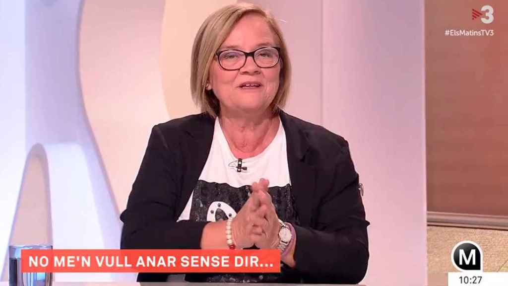 La subdirectora del diario 'Segre', Anna Gomez, durante una intervención en el programa 'Els Matins', de TV3 / CCMA